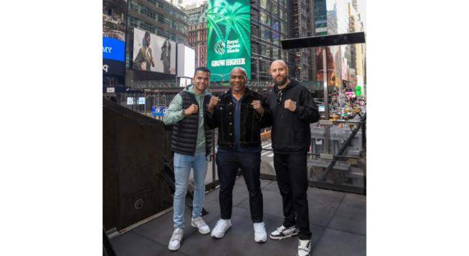 Mike Tyson Celebrates 4/20 With 200-Foot One Times Square Billboard Encouraging Home Cannabis Cultivation