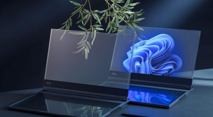See-Through Laptop: Lenovo Reveals Transparent Screen Device With AI Capabilities