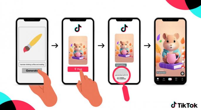 TikTok To Automatically Label AI-Generated Content Amid Deepfake And Disinformation Concerns