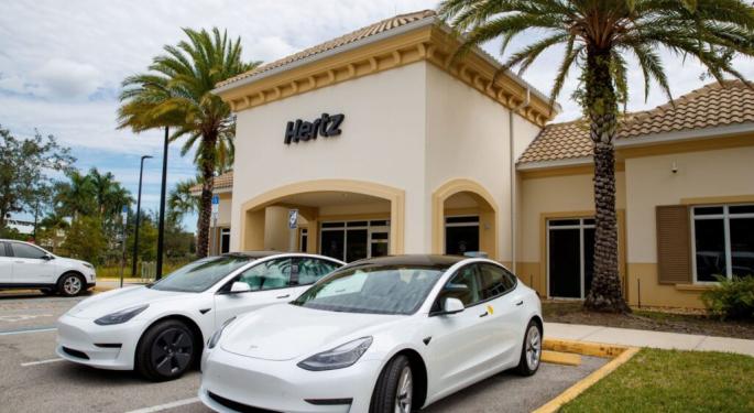 Hertz Customer Fumes After Being Billed $277 For 'Refueling' Tesla, Car-Rental Company Says It Will Refund 'Erroneous' Charge UPDATED
