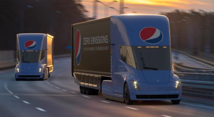 Tesla Semi Fleet Grows As PepsiCo Takes Delivery Of Another 50 EV Trucks