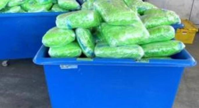 12,000 Pounds Of Meth Worth $18M Found In 1,400 Boxes Of Squash At Mexico Border Thanks To Drug-Sniffing Dogs