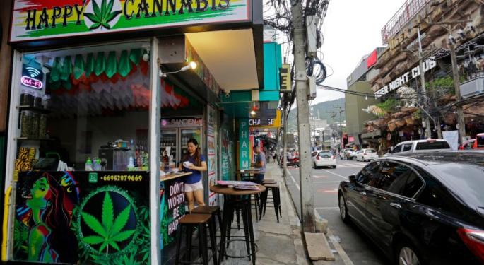 Hundreds Of Cannabis Advocates Rallied In Bangkok Protesting Government's Marijuana Policy U-Turn