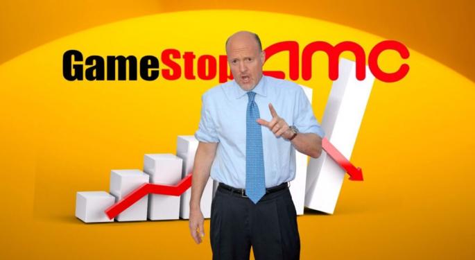 Jim Cramer Sounds Alarm Bell, Advises Investors To Take Profits As GameStop, AMC Shares Soar: 'There's Nothing There'