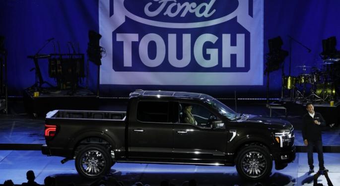 What's Happening With Ford's Shares On Thursday?