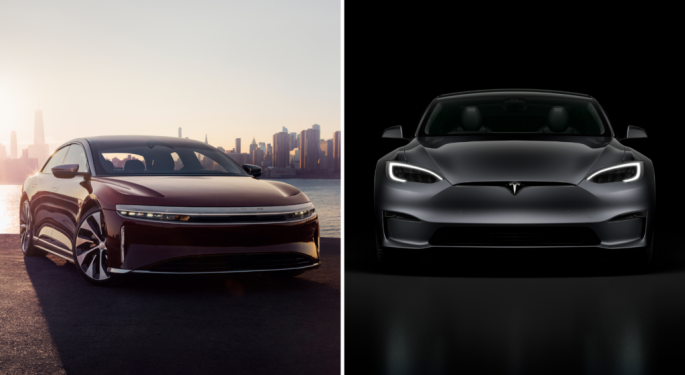 Lucid Vs. Tesla: CEO Says Company's Technology Is 'A Number Of Years Ahead' Of EV Leader