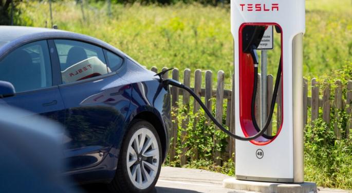 Elon Musk's Tesla Sets Up New 24/7 Supercharger At Boca Chica To Lure SpaceX Starbase Visitors
