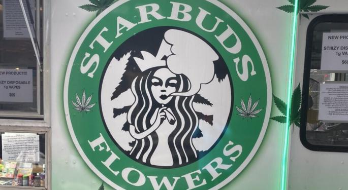 Starbucks Sues NY Weed Retailer For Trademark Infringement Over 'Starbuds' Logo