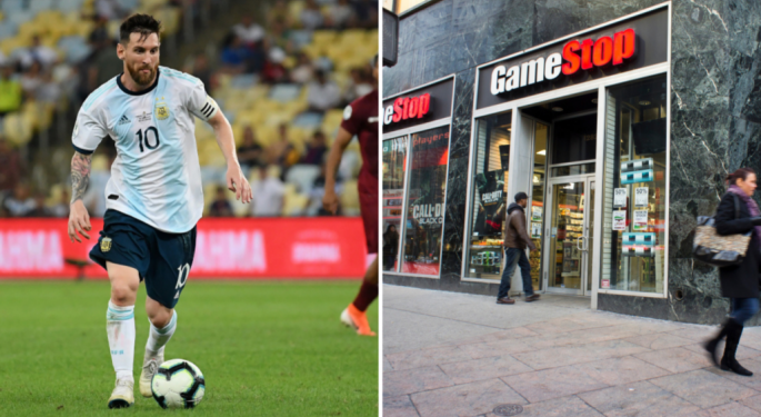GameStop Offering $25K Bounty On Rare Lionel Messi Card: Video Game Retailer Deepens Trading Card Push