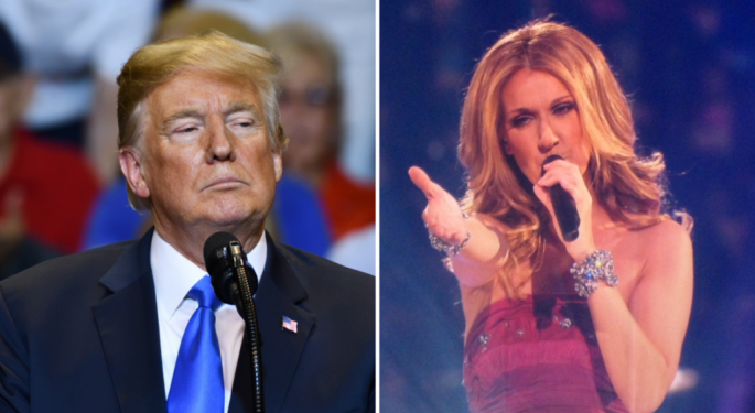Trump Hits Iceberg: Celine Dion, Sony Say Use Of 'Titanic' Theme Song Will Not Go On