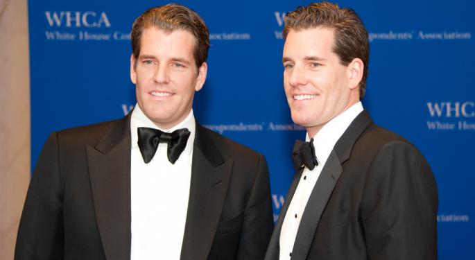 If You Invested $1000 When Winklevoss Twins First Learned About Bitcoin At An Ibiza Party, Here's How Much It'd Be Worth Today