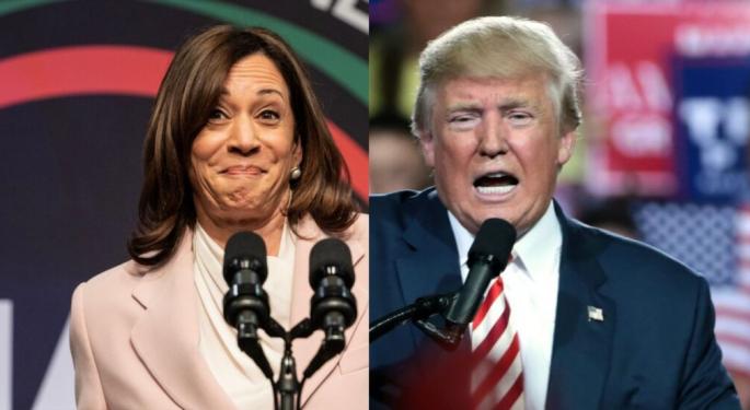 Trump Vs. Harris Poll Reveals Vice President Pulling Ahead As Rival Struggles with Independent Voters: Pollster Says It's Tough For Ex-President To Maintain Advantage