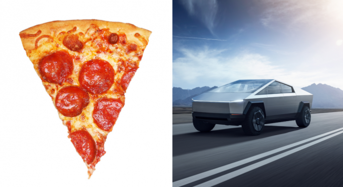 Elon Musk's 'Blade Runner'-Inspired Cybertruck Now Serves Pizza On The Side