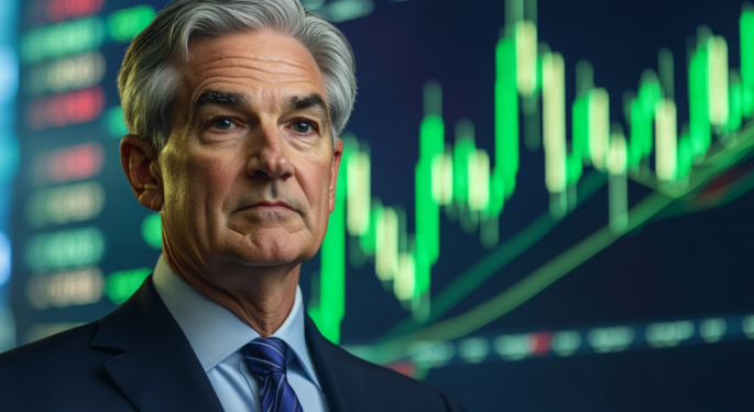 Fed Chair Jerome Powell Set To Speak As Economists Raise Concerns Over Risks Arising From Potential Policy Missteps And 2024 Election