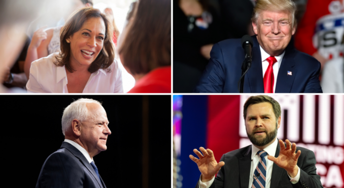 Harris Vs. Trump: Vice President Leads Former President By 5 Points, Walz Favorability Rating Tops Vance Ahead Of VP Debate