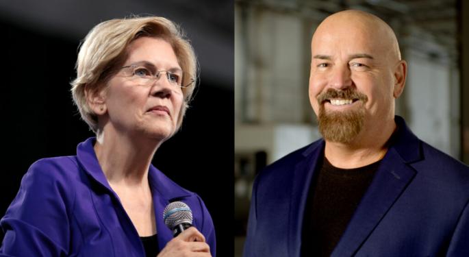 Elizabeth Warren Says Rival John Deaton Wants To Go To Washington To Fight For His 'Crypto Buddies' — Republican Fires Back, Claiming He's Upset Crypto Billionaires More Than Anyone Else