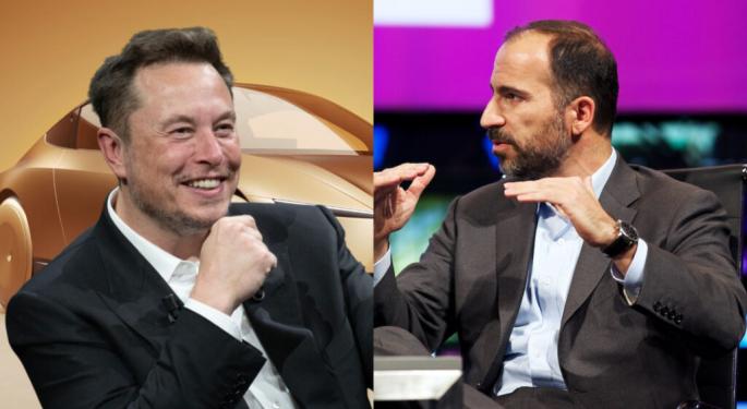 Uber CEO Dara Khosrowshahi Finds Elon Musk's Robotaxi Vision 'Pretty Compelling,' Says Tesla Will Eventually Solve Autonomy: 'But For The Next 5 Years I Bet On Waymo'