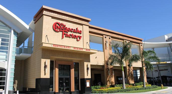 Cheesecake Factory Shares Jumps In Pre-Market After Activist Investor Reportedly Pushes For Strategic Breakup
