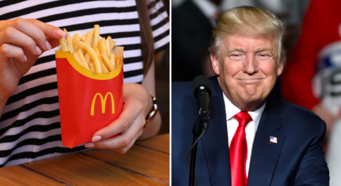 McDonald's Where Trump Worked Review-Bombed On Yelp: 'Fries Too Salty As If Someone Who Lost A Major Election Had Been Crying Over Them'