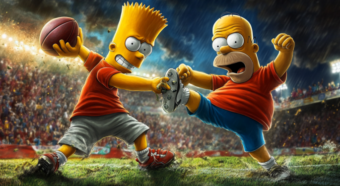 Bart Vs. Homer: NFL Goes Animated With 'Simpsons' Bengals-Cowboys Simulcast