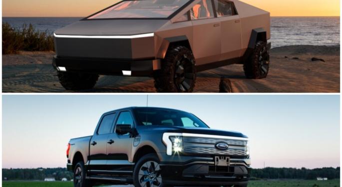 Ford F-150 Lightning Pickup Truck Production To Be Halted Temporarily After Tesla's Cybertruck Races Ahead In Q3 Updated