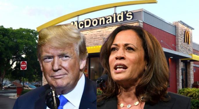 Trump Or Harris As McDonald's Managers? Benzinga Readers Would Rather Have This Candidate As Their Boss At The Restaurant