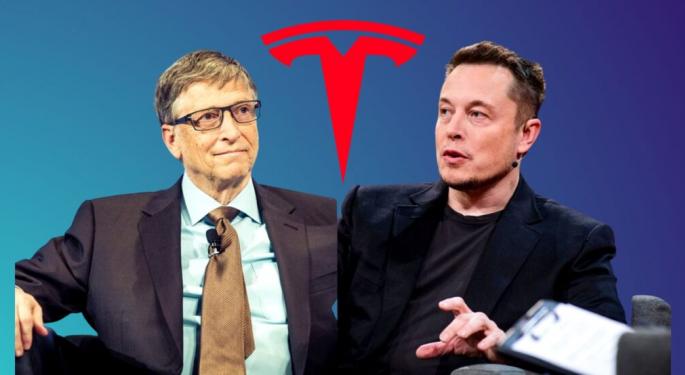 If You Invested $1,000 In Tesla Stock When Bill Gates Shorted The Stock, Here's How Much You'd Have Today