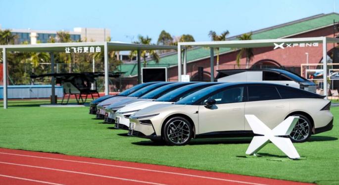 Tesla Rival XPeng's Stock Surges Over 5% After EV Maker Starts Deliveries Of P7+ Sedan In China
