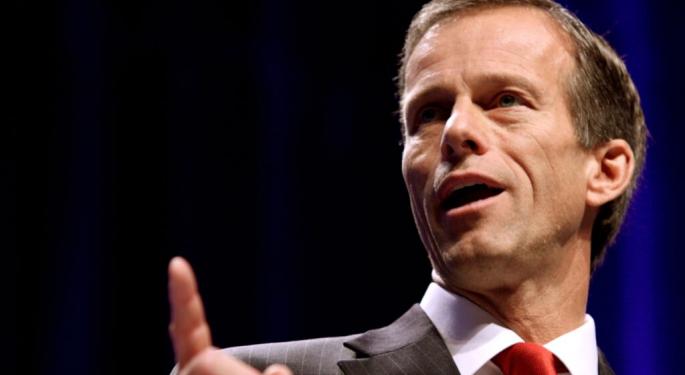 New GOP Senate Leader John Thune Opposes Marijuana Legalization: Implications For Banking Access And More
