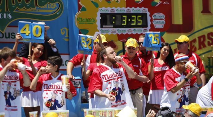 From Frankfurters To Chokeholds: How Joey Chestnut Won Nathan's Hot Dog Eating Contest