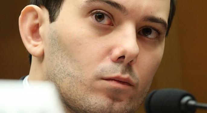 'Pharma Bro' Martin Shkreli Tells Investors To 'Short SAVA,' Stock Falls Over 80% After Phase 3 Update