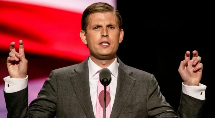 EXCLUSIVE: Eric Trump Predicts Inflation Drop Through Energy Policies And Spending Cuts
