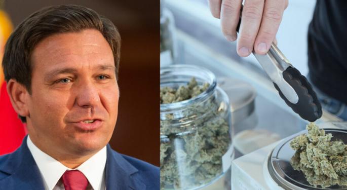 GOP's DeSantis Takes Issue With Cannabis Odor In Public Places, Says Legalization Proposal Should Be More Restrictive