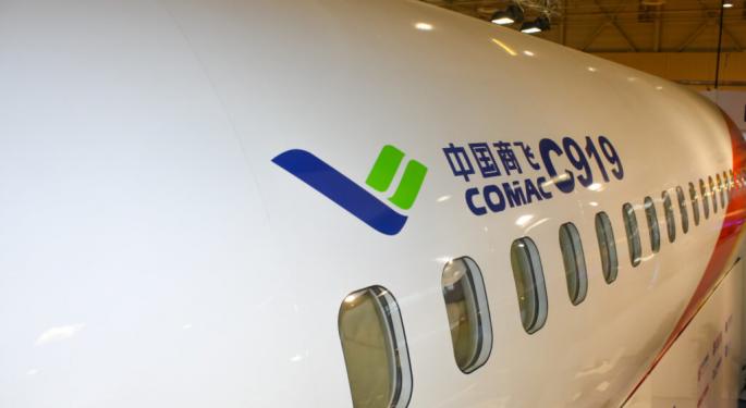 Airbus CEO Dismisses China's Comac C919 Threat: 'Not Going To Rock The Boat'