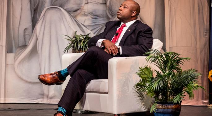 Tim Scott Claps Back After Critics Slam His 'I Just Love You' Moment With Trump: 'Vile And Disgusting'