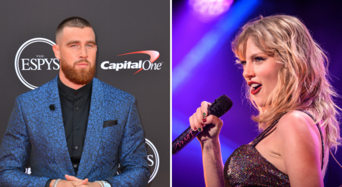 Travis Kelce Flashes Heart Sign For Taylor Swift After Touchdown, Can He Do It Again? Stats With Singer In Attendance, Betting Payouts For NFL Playoffs