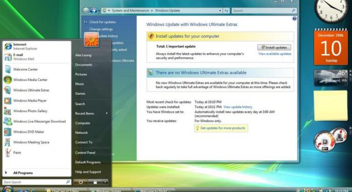 If You Invested $1000 In Microsoft When Windows Vista Was Introduced 17 Years Ago, Here's How Much You'd Have Today