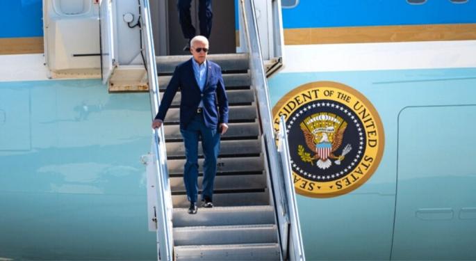 Biden Cracks Joke About Boeing-Made Air Force One: 'I Don't Sit By The Door'