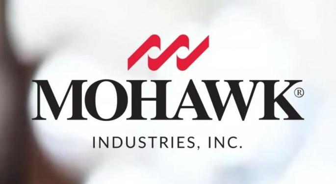 Mohawk Industries Is An Inexpensive Way To Play The Rebound In Repair/Remodel Demand, Says Bullish Analyst