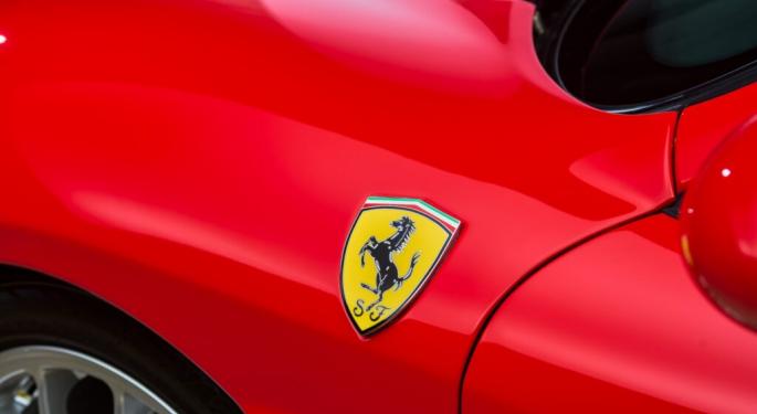 What's Going On With Ferrari Shares Wednesday?