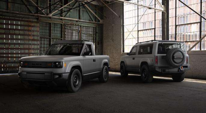 Bezos Vs. Tesla Vs. Rivian Stock? Company Backed By Amazon Founder Can Turn $20K EV Truck Into SUV