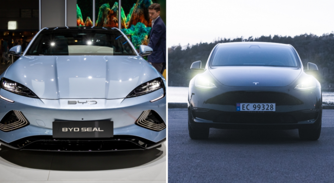 BYD Outsells Tesla In Europe, But These ETFs Still Back Elon's EV Empire