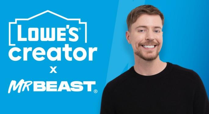Lowe's Teams Up With MrBeast: Will YouTuber's Fans Buy Backyard Obstacle Courses, Creator Tools?