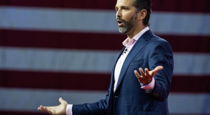 Donald Trump Jr. Says His Father 'Doesn't Touch' The Family-Backed Crypto Company Despite Disclosure Of $57 Million Income