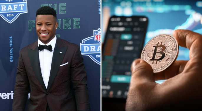 If You Invested $1,000 In Bitcoin When NFL Star Saquon Barkley Took Endorsement Money In BTC, Here's How Much You'd Have Today