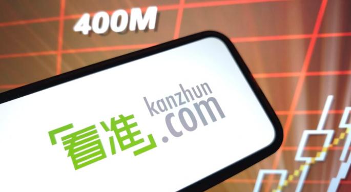 Kanzhun, DeFi Development And Other Big Stocks Moving Lower In Tuesday's Pre-Market Session