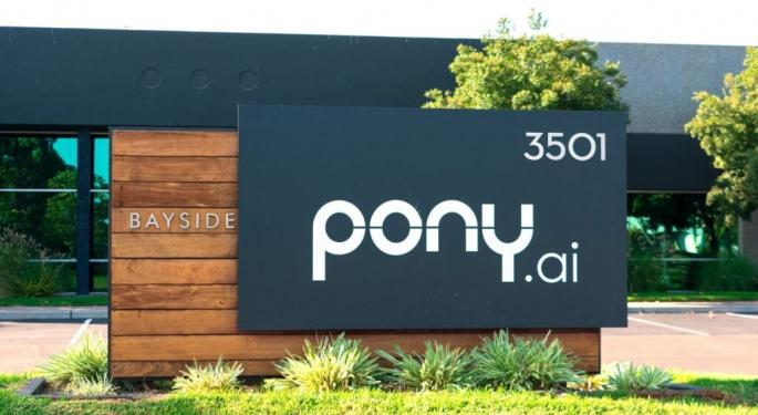 Why Pony AI Stock Is Gaining On Thursday