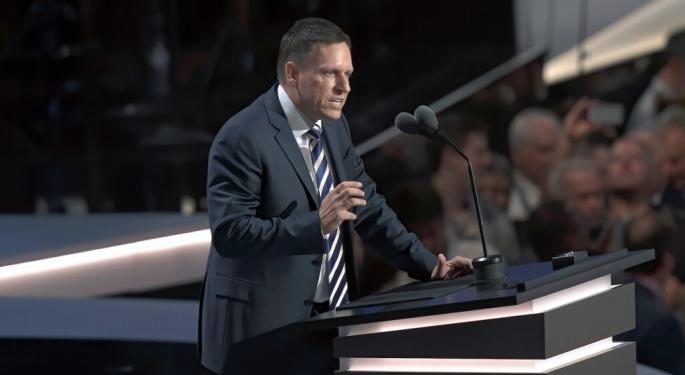 Peter Thiel Once Touched On Selling Facebook Stock Too Early — Palantir Co-Founder Says Misjudged Big Tech's 'Fractal' Path To $1 Trillion