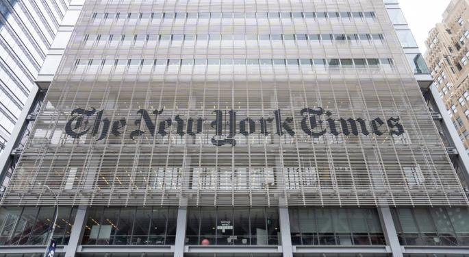 New York Times Gets New AI Partner For $20-$25 Million