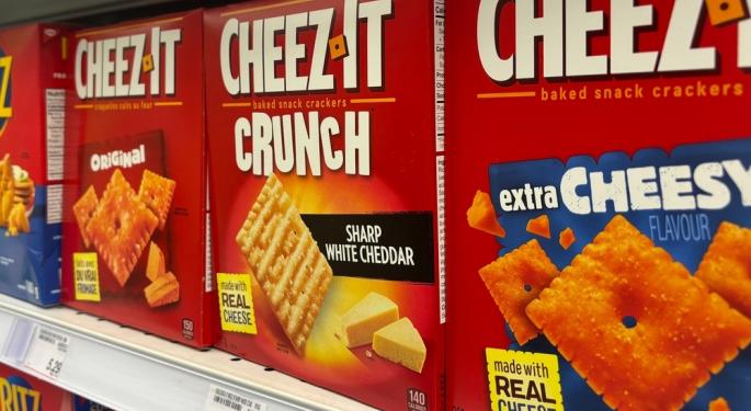 Cheez-It Maker's Q2 Profit Crumbles: Sales Beat, But Merger Clouds Outlook